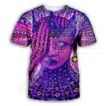 Psychedelic DMT Entities Eye Rave T-Shirt