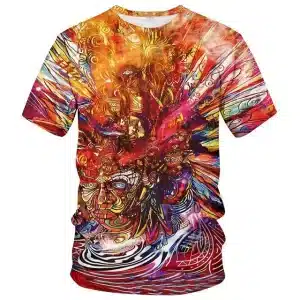 Psychedelic Fusion Artwork Surreal Festival T-Shirt