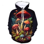 Red Fly Agaric Psychedelic Shrooms Unisex Hoodie