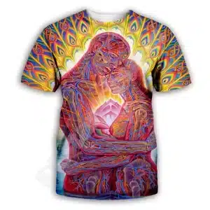 Sacred Psychedelic Love Connection Spiritual T-Shirt