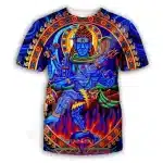 Shiva Cosmic Energy Psychedelic Festival T-Shirt