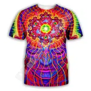 Third Eye Chakra Cosmic Energy Psychedelic T-Shirt