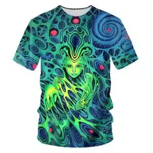 Trippy Alien Psychedelic Cosmic Vortex T-Shirt