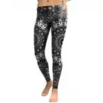 Black and White Optical Illusion Mandala Leggings