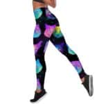 Colorful Galaxy Kitten Cosmic Cat Psychedelic Leggings