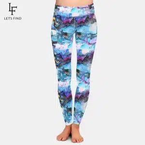 Cosmic Galaxy Print Women's High-Waisted Leggings