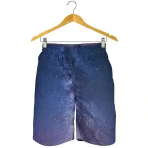 Deep Blue Milky Way Galaxy Men's Board Shorts