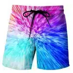 Electric Burst Energy Blast Multicolor Men's Shorts