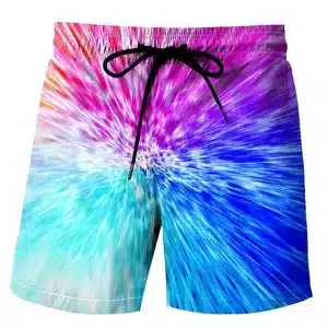 Electric Burst Energy Blast Multicolor Men's Shorts