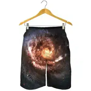 Galactic Spiral Cosmic Vortex Nebula Men's Shorts