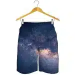 Milky Way Star Galaxy Night Sky Men's Board Shorts