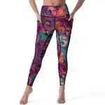 Multicolor Psychedelic Paisley Women's Yoga Leggings