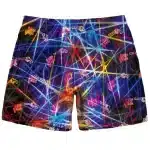 Neon Bang Bang Laser Lights Rave Men's Shorts