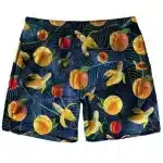 Peaches Bananas Tropical Fruit Pattern Men's Shorts