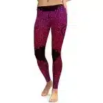 Pink and Purple Ombre Mandala Women's Yoga Leggings