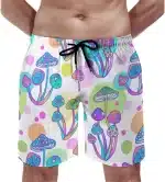 Polka Dot and Psychedelic Mushroom Men's Shorts