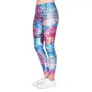 Psychedelic Abstract Pattern Women's Yoga Leggings