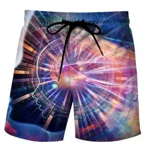 Psychedelic Enlightenment Men's Beach Shorts