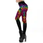 Psychedelic Mandala Chakra Symbol Women's Yoga Leggings