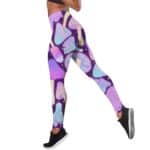 Psychedelic Mushroom Print Women's Yoga Leggings