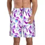 Purple Magic Mushroom Trippy Men's Shorts