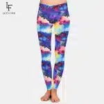 Rainbow Nebula Galaxy Women's Yoga Leggings