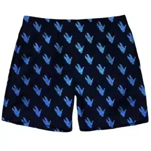 Retro Sci-Fi Navy Blue Vulcan Salute Men's Shorts