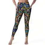 Stained Glass Mandala Pattern Mandala Leggings