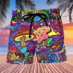 Trippy Mushroom & Brain Melting Men's Shorts