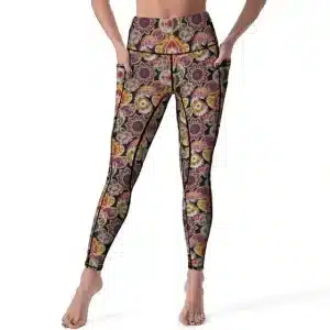 Vintage Multicolor Floral Mandala Women's Leggings
