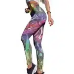 Women's Psychedelic Colorful Mushroom Pattern Leggings