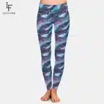 Women's Swirling Galaxy Nebula Yoga Leggings